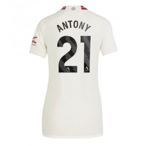 Manchester United Antony #21 Koszulka Trzecich Kobiety 2023-24 Krótki Rękaw